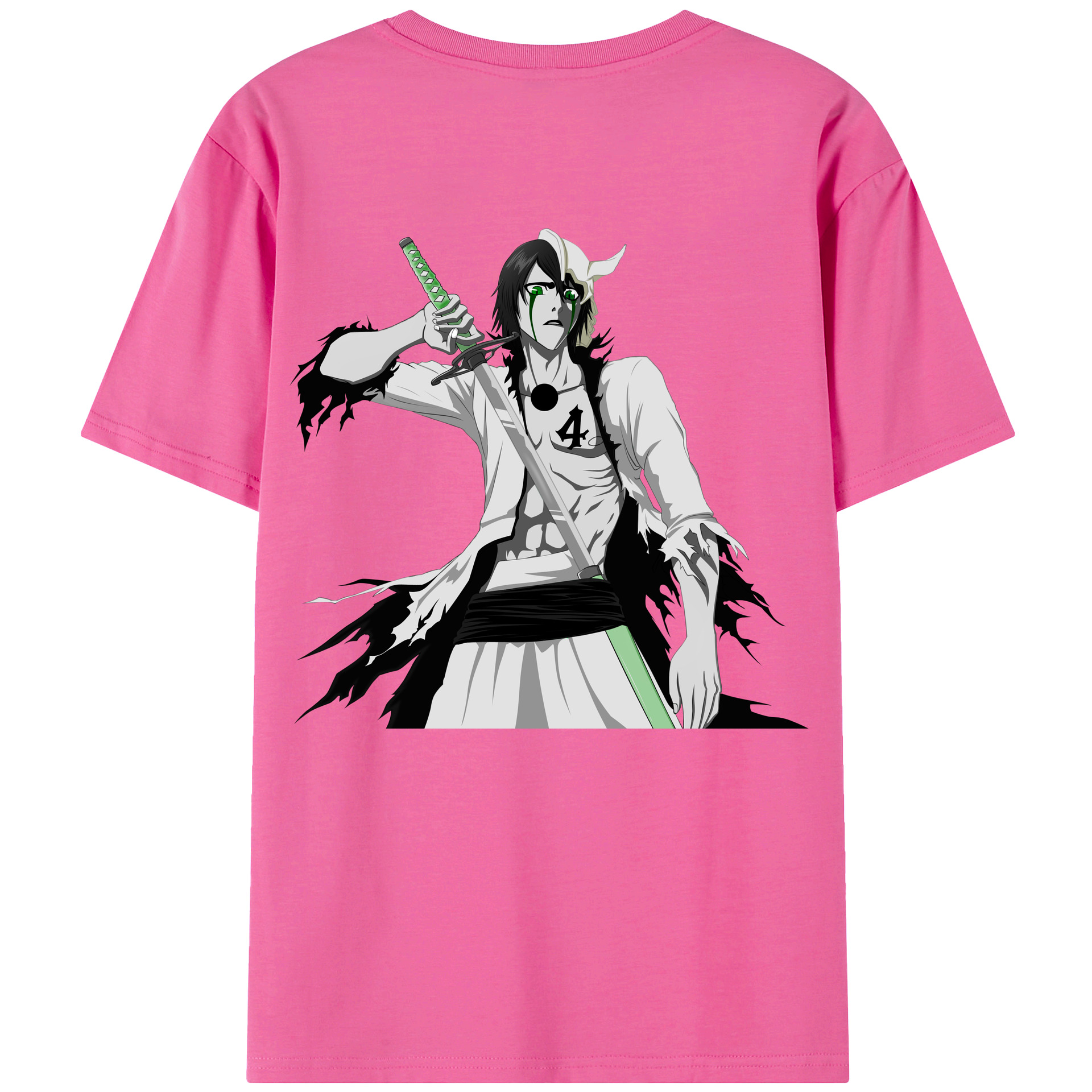 （画像用） ブリーチ ウルキオラ·シファー BLEACH Ulquiorra cifer レディース半袖Tシャツ(バックプリント)